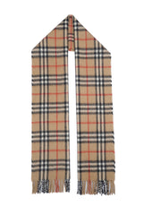 Burberry Pre-Owned Check Cashmere Beige Scarf