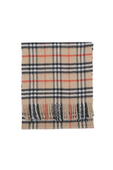 Burberry Pre-Owned Check Cashmere Beige Scarf