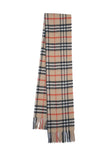 Classic Check Cashmere Beige Scarf