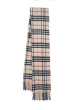 Classic Check Cashmere Beige Scarf