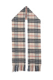 Classic Check Cashmere Beige Scarf