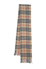 Burberry Pre-Owned Check Cashmere Beige Scarf