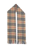 Classic Check Cashmere Beige Scarf