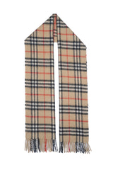 Burberry Pre-Owned Check Cashmere Beige Scarf