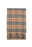 Classic Check Lambswool Beige Scarf