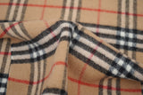 Classic Check Lambswool Beige Scarf