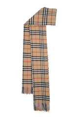 Burberry Pre-Owned Check Lambswool Beige Scarf