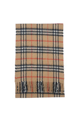 Burberry Pre-Owned Check Cashmere Beige Scarf