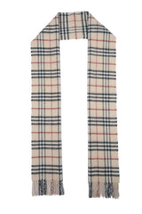 Burberry Pre-Owned Check Lambswool Beige Scarf