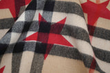 Classic Check Stars Print Cashmere Beige Scarf