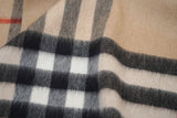 Classic Check Cashmere Beige Scarf