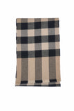 Classic Check Cashmere/Wool Beige Scarf