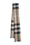 Classic Check Cashmere/Wool Beige Scarf