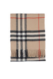 Classic Check Cashmere Beige Scarf