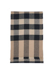 Classic Check Cashmere/Lambswool Beige Scarf