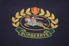 Burberry Pre-Owned Logo Cashmere Blue Scarf