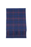 Classic Check Cashmere Blue Scarf