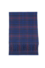 Burberry Pre-Owned Check Cashmere Blue Scarf