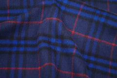 Burberry Pre-Owned Check Cashmere Blue Scarf