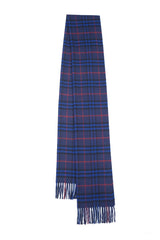 Burberry Pre-Owned Check Cashmere Blue Scarf