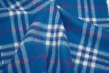Classic Check Cashmere Blue Scarf
