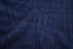 Burberry Pre-Owned Check Cashmere Blue Scarf