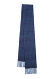 Classic Check Cashmere Blue Scarf