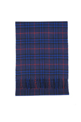Burberry Pre-Owned Check Cashmere Blue Scarf