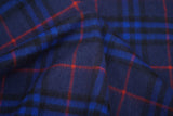 Classic Check Cashmere Blue Scarf