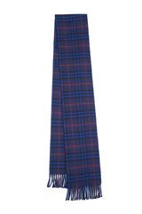 Burberry Pre-Owned Check Cashmere Blue Scarf