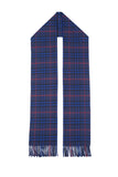 Classic Check Cashmere Blue Scarf