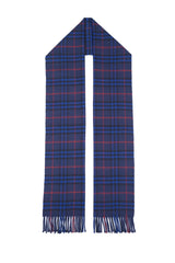 Burberry Pre-Owned Check Cashmere Blue Scarf