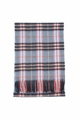 Burberry Pre-Owned Check Cashmere Sky Blue Scarf