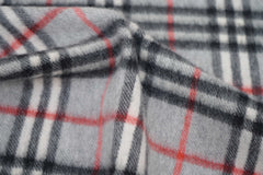 Burberry Pre-Owned Check Cashmere Grey Scarf