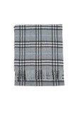 Classic Check Cashmere Grey Scarf