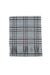 Burberry Pre-Owned Check Cashmere Grey Scarf