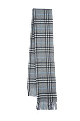 Burberry Pre-Owned Check Cashmere Grey Scarf