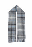 Classic Check Cashmere Grey Scarf