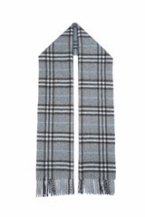 Burberry Pre-Owned Check Cashmere Grey Scarf