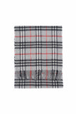 Classic Check Cashmere Grey Scarf