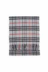 Burberry Pre-Owned Check Cashmere Grey Scarf