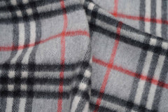 Burberry Pre-Owned Check Cashmere Grey Scarf