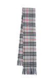 Classic Check Cashmere Grey Scarf
