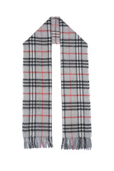 Burberry Pre-Owned Check Cashmere Grey Scarf