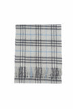 Classic Check Cashmere Grey Scarf