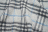 Classic Check Cashmere Grey Scarf