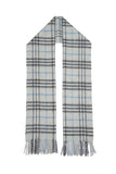 Classic Check Cashmere Grey Scarf