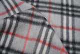 Classic Check Cashmere Gray Scarf