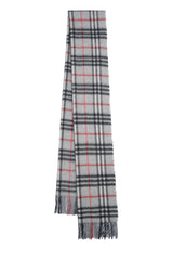 Burberry Pre-Owned Check Cashmere Gray Scarf