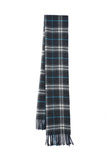 Classic Check Lambswool Dark Grey Scarf